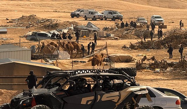 السلطات الاسرائيلية تهدم 16 منزلا  في قرية السرّة بالنقب