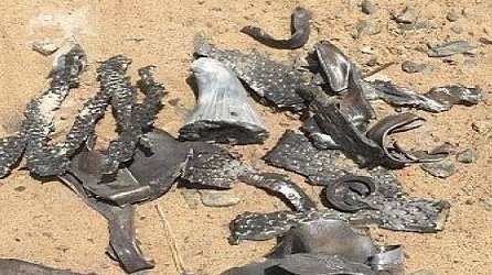 الدفاع المدني يحذر من خطر شظايا الصواريخ