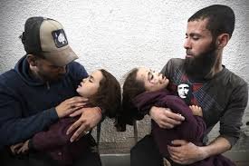 قصف الاحتلال يختطف الطفلتين التوأم صبا وسنا ابو سيف  