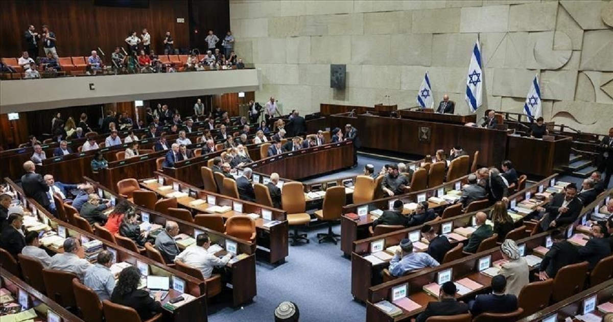 "الكنيست" يصوّت غدا على بيان يدعو لـ"فرض السيادة " على الضفة