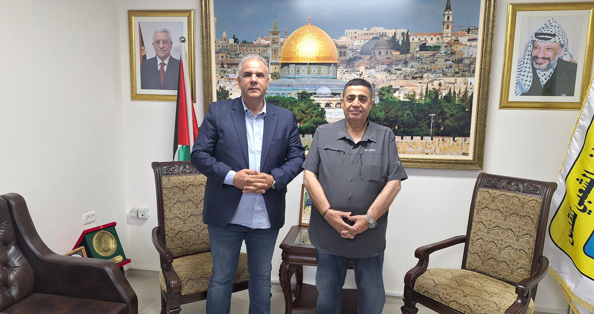 النتشة يطلع الشرقاوي على آخر التطورات والمستجدات في القدس