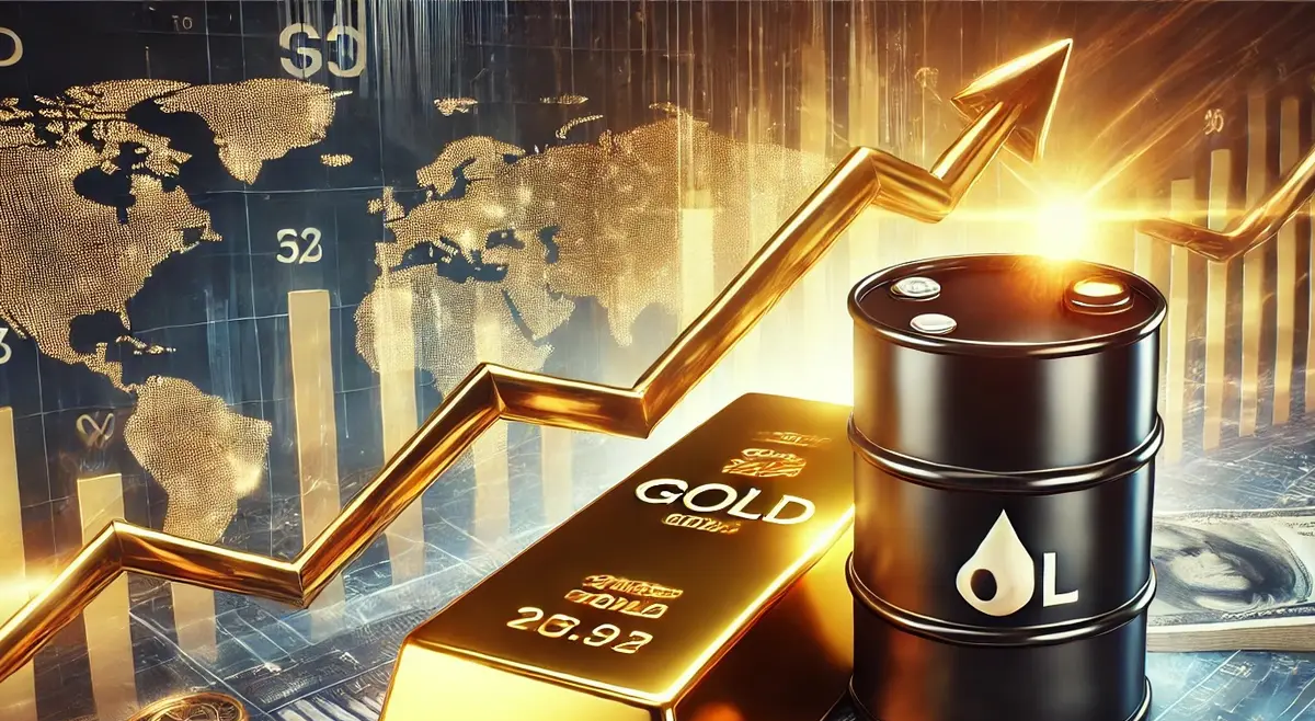 استقرار  الذهب وارتفاع النفط عالميا