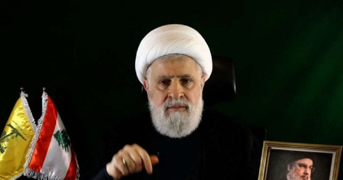 قاسم: الحرب مع إسرائيل "لم تنته".. وأمريكا تجاوزت حدود سيادة لبنان 