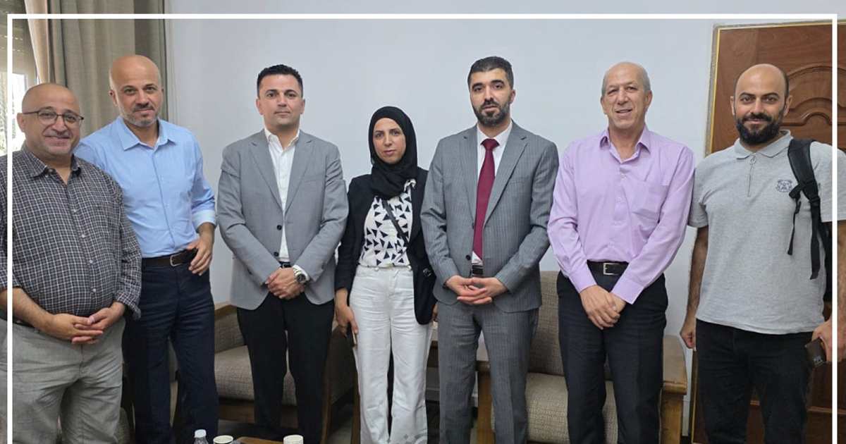 تحالف الإعلام الاقتصادي يبحث مع أبو الرب الوضع المالي العام في الضفة والقطاع