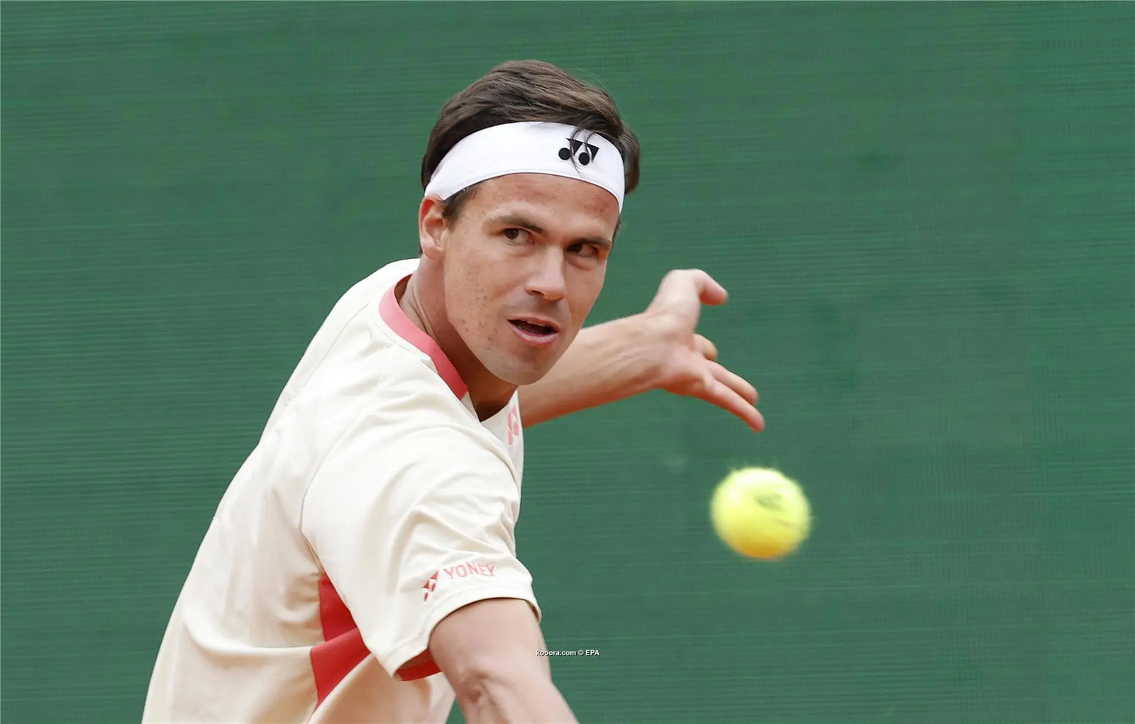 خسارة الفرنسي جاسكيه امام الالماني التماير  والاول يودع مونت كارلو من الدور الثاني