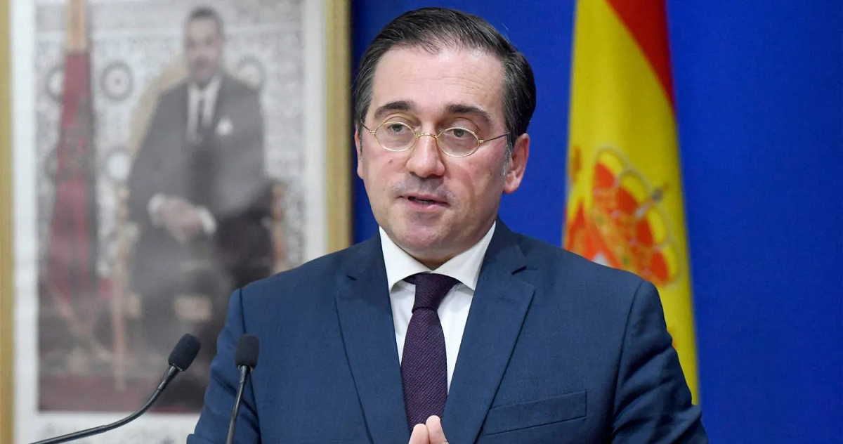 وزير خارجية إسبانيا يدعو لوقف الحرب والاعتراف بدولة فلسطين 