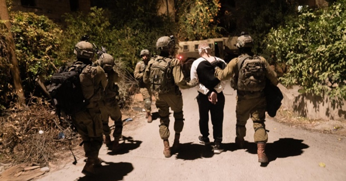 الاحتلال يعتقل 20 مواطناً بينهم 3 سيدات على الأقل من الضّفة