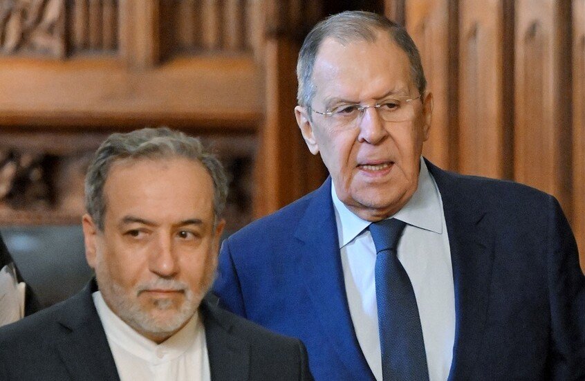 لافروف يبلغ نظيره الإيراني إدانة موسكو للعمل العسكري الإسرائيلي