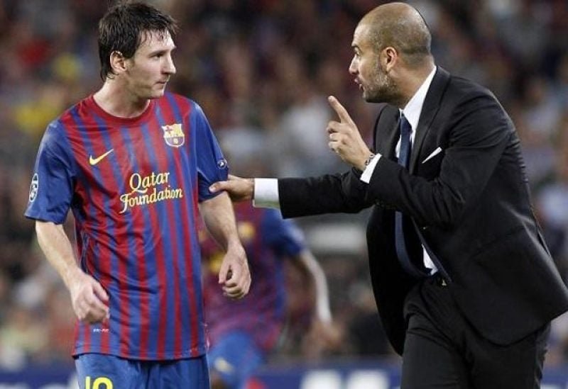 ميسي يتهم غوارديولا بـ"الأضرار" بكرة القدم 