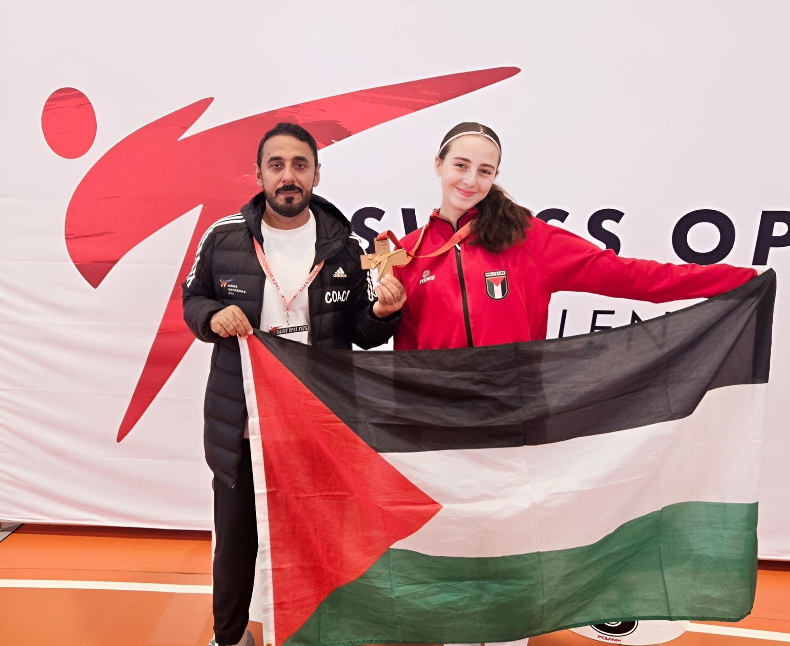 لاعبة منتخبنا للتايكواندو تالين رياض تحصل على برونزية بطولة سويسرا الدولية G1