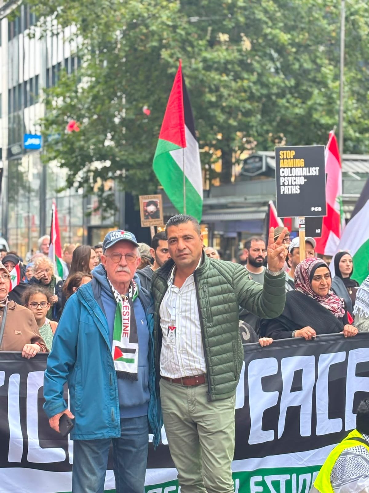 تظاهرة حاشدة في مدينة بريمن الألمانية تضامناً مع الشعب الفلسطيني