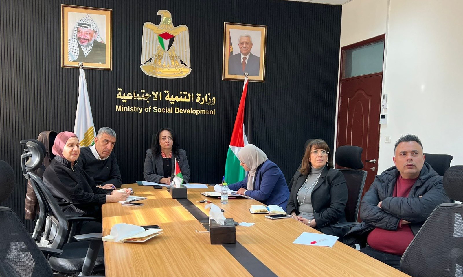 وزيرة التنمية الاجتماعية تبحث مع وزيرة التعاون الدولي القطرية دعم برامج الحماية الاجتماعية في فلسطين