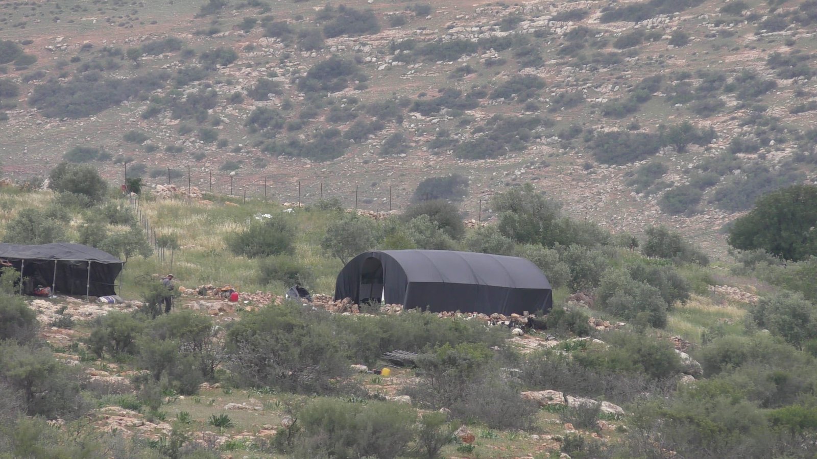 مستوطنون يدشّنون بؤرة استيطانية بين قريتي العقبة وتياسير 