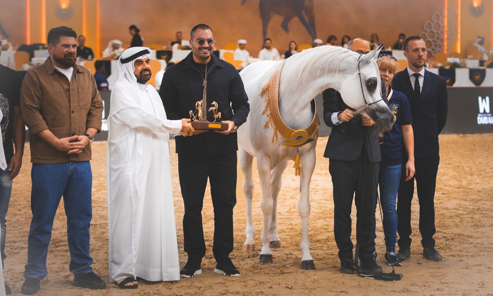 الخيول الفلسطينية تحقق إنجازا رياضيا في بطولة دبي الدولية للجواد العربي