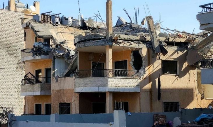  إسرائيل ألقت 6 قنابل بشكل متزامن في هجومها شرقي لبنان