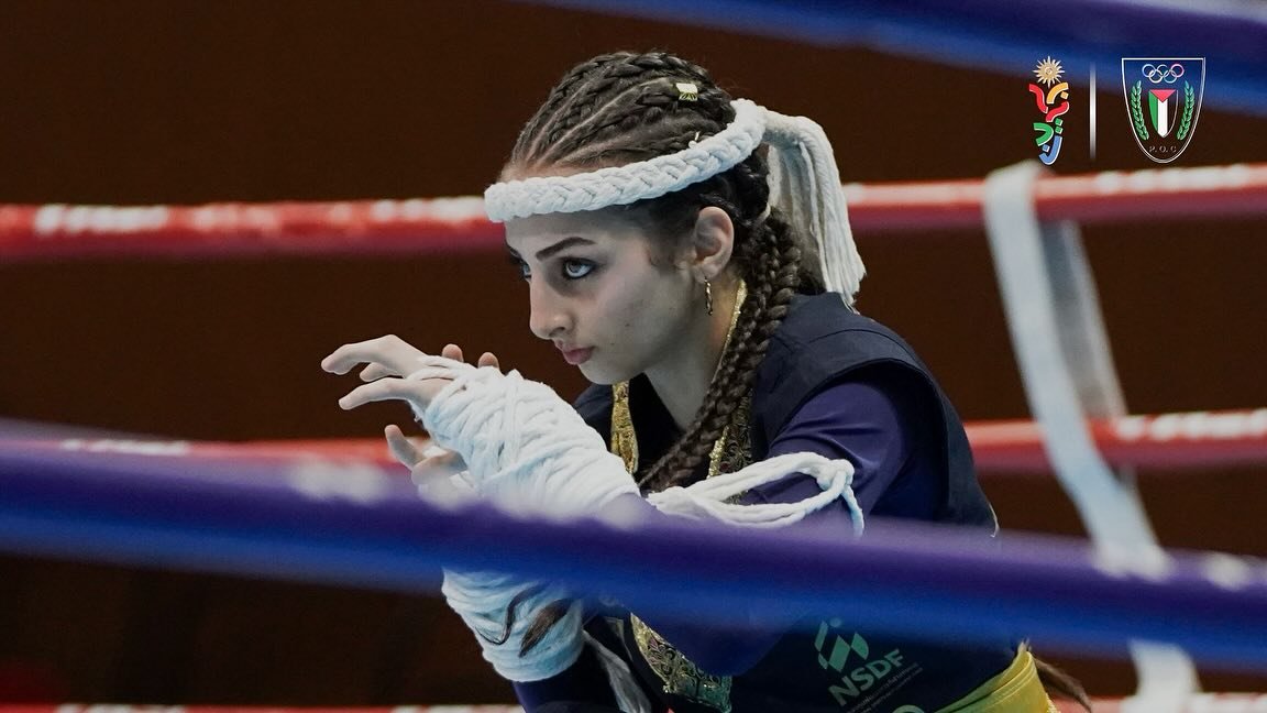 لاعبة منتخبنا فيفيان عليص تمنح فلسطين أول ذهبية في دورة الألعاب الآسيوية للشباب