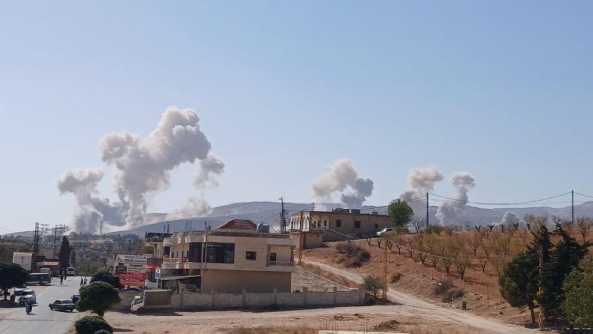 سلسلة غارات إسرائيلية عنيفة على البقاع شرقي لبنان