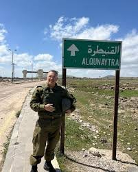 أدرعي يتوغل في أراضي سورية محتلة  