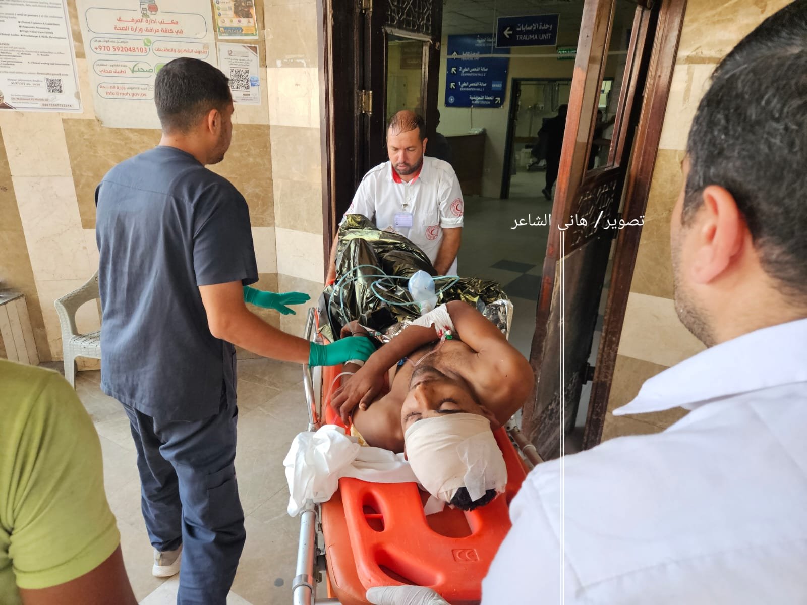مصاب بحالة حرجة في قصف من مسيرة اسرائيلية على شارع صلاح الدين وسط غزة